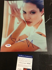 Autographed Angelina Jolie 8x10 photo PSA certified signed Vintage Signature  - Picture 1 of 4