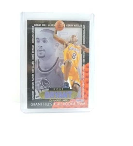 1996-97 NBA Hoops Fleer Grant Hill's All-Rookie Team Kobe Bryant #3 RC - Picture 1 of 9