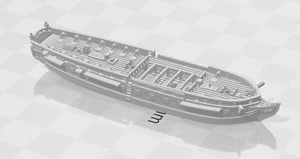1/700th British Leda-class Frigate (38 guns) 1800 - Picture 1 of 1