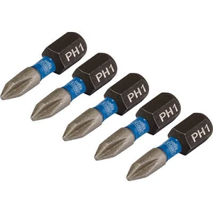 Draper Expert Impact Phillips Screwdriver Bits PH1 25mm Pack of 5 - Picture 1 of 2