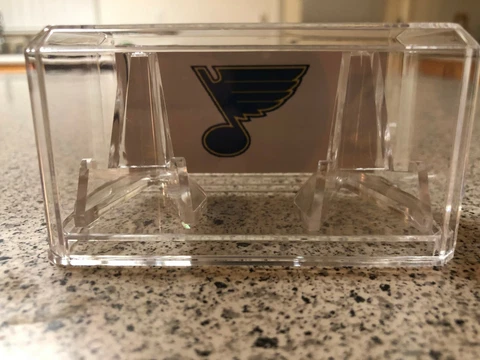St. Louis Blues Custom NHL Stanley Cup Champions Hockey 2 Ring Display Case Cover