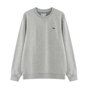 Lacoste sport cotton-blend crewneck sweatshirt in heather grey - Picture 1 of 11