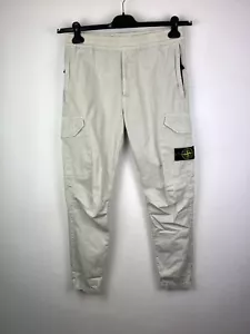 Beige Stone Island Cargo Trousers - Foto 1 di 8