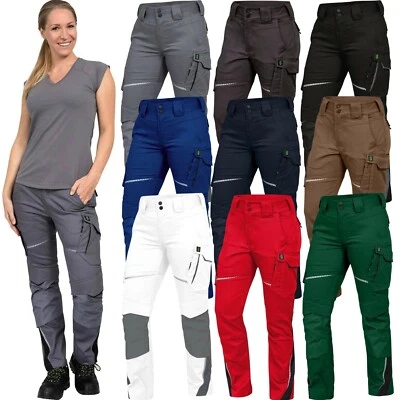 Leibwächter Arbeitshose Damen Bundhose mit Spandex Berufskleidung Stretch Cargo - Bild 1 von 4