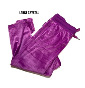 Pantalones capri grandes de terciopelo cristal LuLaRoe magenta liso se adapta a 14 - Imagen 1 de 2