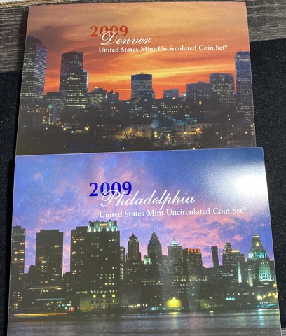 2009 United States Mint Uncirculated Coin Set Philadelphia & Denver OGP/COA 3046 Cover
