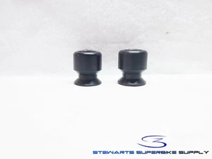 8MM BLACK ALUMINUM CORE SWINGARM SPOOLS SUZUKI GSXR 600 750 1000 ZX6R ZX10R SV - Picture 1 of 5