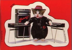 1983 Topps Perlorian Cats Stickers #50