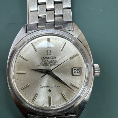 Vintage Omega Constellation, pulsera Omega, cronómetro. Gran esfera, funciona bien Foto 1 de 4