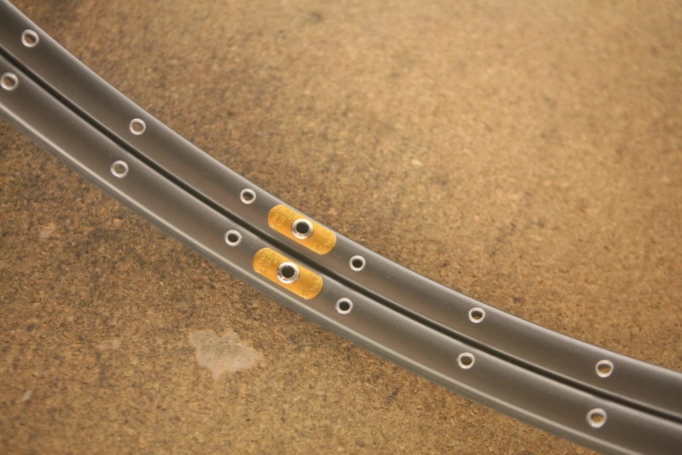 Vintage NOS NEW set 2 Ambrosio Nemesis Durex tubular rims rimset felgen 362 hole - Image 1 of 4