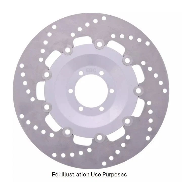 Disco de freno delantero flotante EBC conv (11) delantero izquierdo para Yamaha SR 500 4T 1978-82 Foto 1 de 2