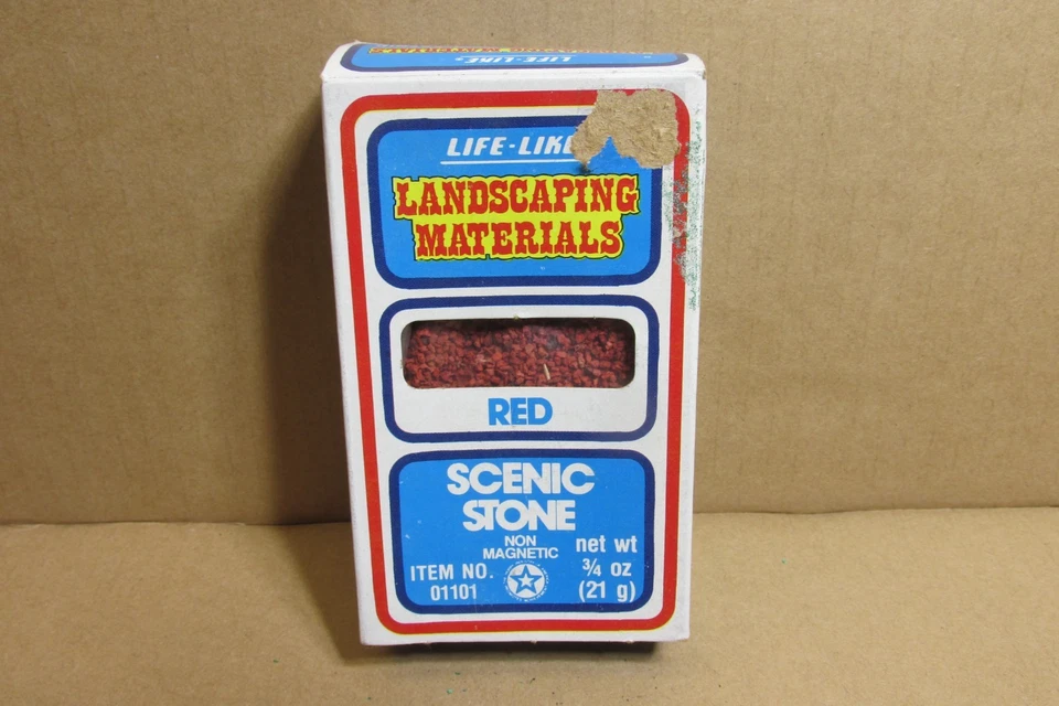 NEW LIFE-LIKE RED STONE - Image 1 of 1