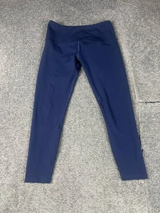 Lorna Jane No Chafe Leggings Womens Small Blue Mid Rise 7/8 Tight Ladies - Picture 1 of 13
