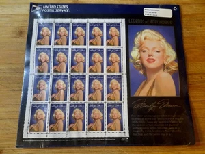 USPS Mint Sheet of Twenty (20) Legends of Hollywood Marilyn Monroe 32 Cent Stamp - Picture 1 of 3