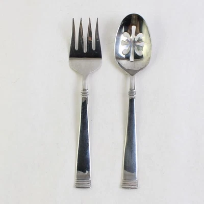 Colher e garfo de aço inoxidável tributo Pfaltzgraff - Imagem 1 de 4