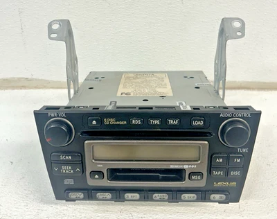 2001-2003 Lexus IS300 6 Disc CD player cassette Premium radio stereo 86120-53120 - Image 1 of 4