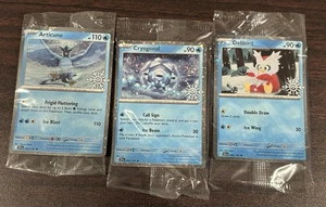 Cryogonal Delibird Articuno Foil Holiday Calendar Promo Stamp Sealed Pokémon TCG - Picture 1 of 4