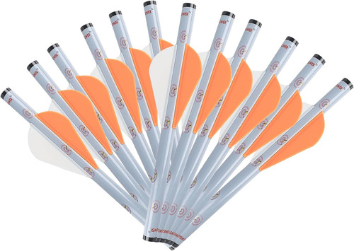 Empenne NAP Quickspin Tir à L'arc – 3 Pouces – Orange/blanc – Lot De 6