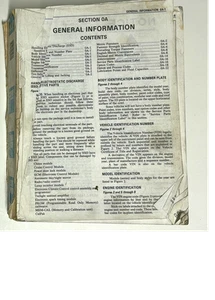 1990 Chevrolet Caprice Custom Cruiser Estate Wagon Factory Service Repair Manual - Picture 1 of 7