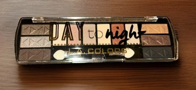 LA COLORS Day To Night 12-Color Eyeshadow Palette in #430/Sundown-.28oz-New/DC - Image 1 of 2