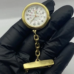 29mm Lorus Quartz Unisex Fob Watch V811-0140 Untested Parts Repair - Picture 1 of 15