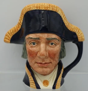 Royal Doulton Toby Krug Lord Nelson Vintage D6336 groß - Bild 1 von 9
