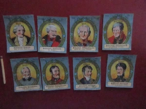 Hohenlohe :   8 Reklamemarken :  versch. Persönlichkeiten - siehe Foto - Bild 1 von 1