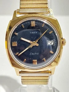 Vintage RARE Men WATCH Timex Electric Original 1970's New Battery  - Picture 1 of 7