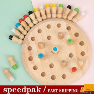 Memory Match Stick Kinder Schachspiel aus Holz Lernspielzeug Schach Spiel Kind - Bild 1 von 10