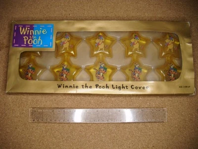 Disney Winnie the Pooh Light Shades x10 star shapes  - in box not used - Image 1 of 4