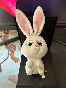 TY Secret Life Of Pets White Bunny Rabbit Snowball 9" Soft Eyes Plush 2016 - Picture 1 of 2