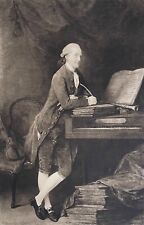 Johann Christian Fischer 1722-1800 Gainsbourough Gravure C 1890 Music