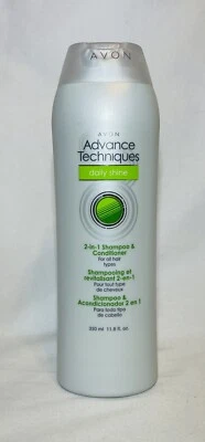 Champú/acondicionador AVON Advance Techniques Daily Shine 2 en 1 11,8 oz NUEVO Foto 1 de 3