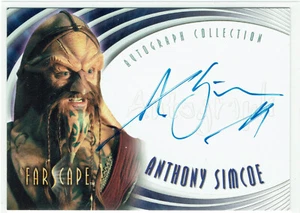 Farscape Season One 1 Auto Autograph Card A2 Anthony Simcoe as Ka D'Argo - Picture 1 of 2