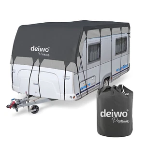Deiwo caravana techo protector Premium 5x3 m autocaravana lona de cubierta lona de protección de techo - Imagen 1 de 5