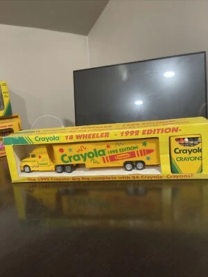 Crayola 18 Wheeler 1992 Edition Diecast Cab Crayola Big Rig New in Box - Image 1 of 2