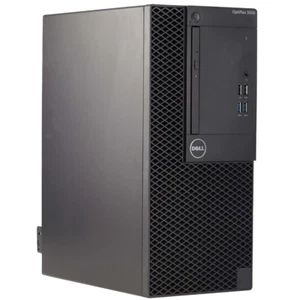 Dell Home Office Gaming PC Intel i5 6th 32GB RAM 256 NVMe SSD 1TB HDD RTX3050 - Picture 1 of 24