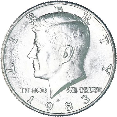 1983 D Kennedy Half Dollar CN-Clad BU US Coin See Pics Z160 Cover