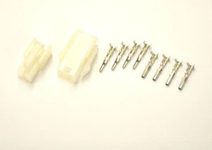 4,2 mm 5557/59 (2x2) 4 pin maschio femmina connettore spina pin contatto a crimpare set 20 - Foto 1 di 6