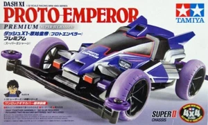 Tamiya 18074 1/32 Mini 4x4 Kit Super II Chasis JR Dash-X1 Proto Emperor Premium - Imagen 1 de 2