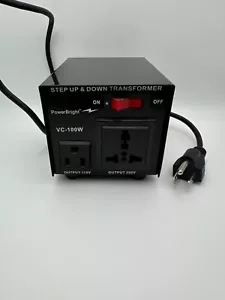 VC100W PowerBright 100W Step Up & Down Transformer / Converter - Picture 1 of 5
