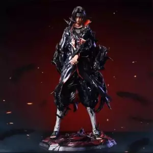 Anime Ninja Shippuden Akatsuki Uchiha Itachi Crow Stand Figure Toy Gift - Picture 1 of 13