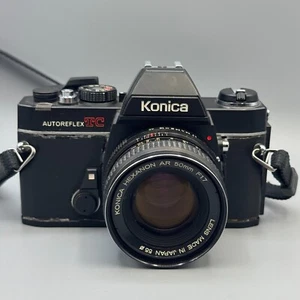 Konica Autoreflex TC SLR Camera / Hexanon AR 50mm 1,7 / Hexanon AR 35mm 2.8 - Bild 1 von 14