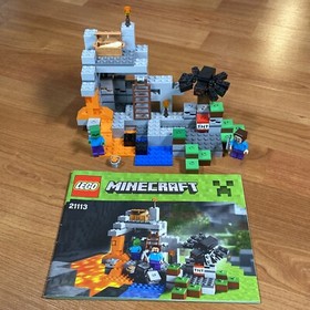 Lego Minecraft 21113 The Cave with Manual