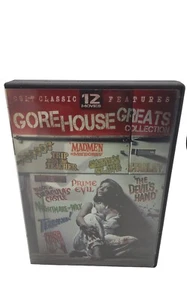 Gore House Greats Collection DVD - 12 Cult Classic Horror Movies Used 3 DVD's - Picture 1 of 2