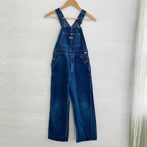 Vintage Oshkosh B’Gosh Denim overalls Sanforized Union Made Vestback Youth L-XL? - Picture 1 of 12