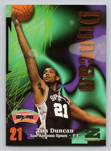 Skybox Tim Duncan 111 1997-98 Z-Force Rc Rookie Spurs San Antonio 1997 Hof - Imagen 1 de 10