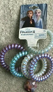 New, Disney Frozen II Elsa Anna Olaf Hair Ties Ponies (4-Ct) Ships Free!! - Picture 1 of 1