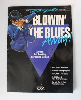 Blowin' The Blues Away Belwin Harmonica Method Sheet Music Self Teaching Method - Image 1 of 4