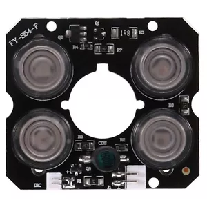 4 Reihen IR fuehrte Scheinwerfer-Infrarot-4x IR LED-Brett fuer ueberwachung5206 - Bild 1 von 4